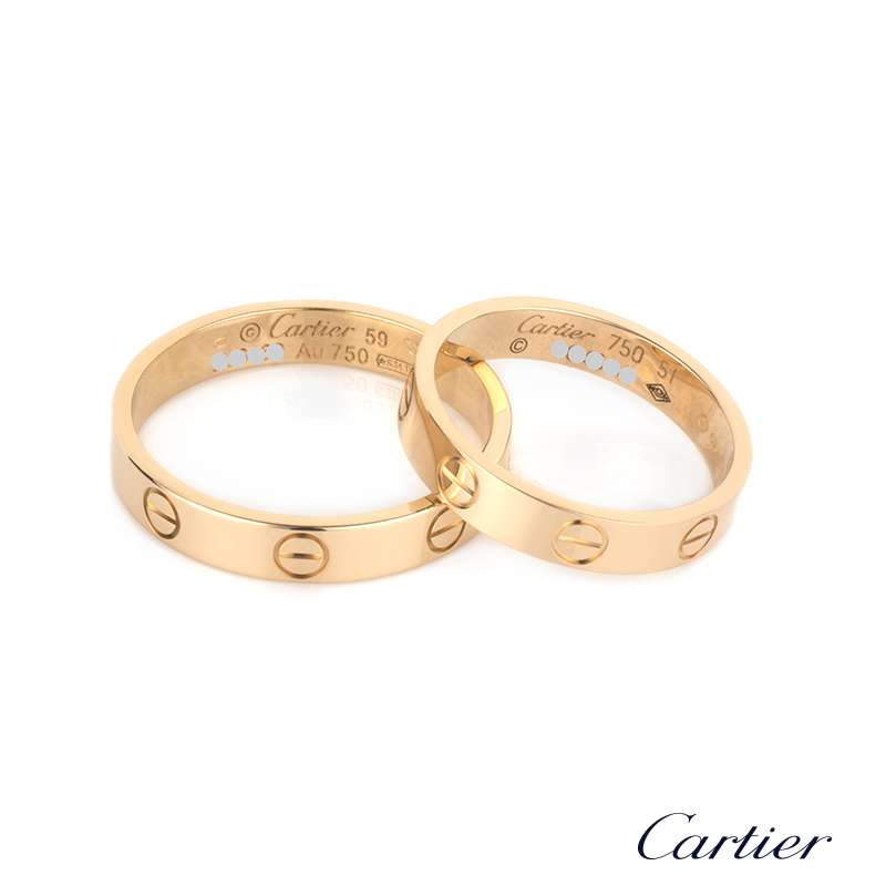 cartier his and hers rings