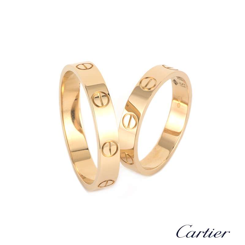 cartier his and hers rings