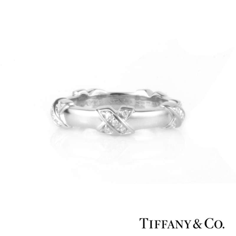 Tiffany & Co. 18k Yellow Gold Signature X Ring