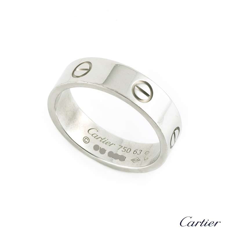 cartier love ring size 63