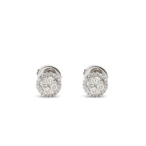 18WG 0.37TDW Cluster Earrings