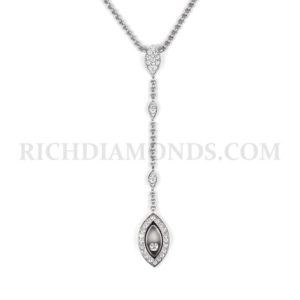 18WG Chopard Drop Happy Necklace 81/4661-20