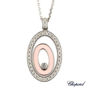 18WG Chopard Happy Spirit Necklace