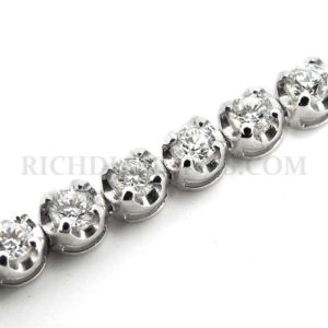 18WG Diamond Line Bracelet 2.75TDW