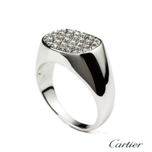 18WG Diamond Pave Dress Ring 1.00TDW