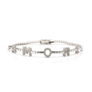 18WG Diamond 'Amore' Bracelet