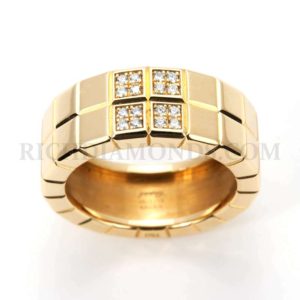 18YG Chopard ICE CUBE Ring