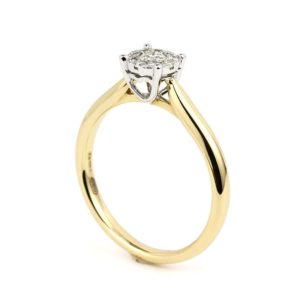 18YG Diamond Ring 0.40TDW