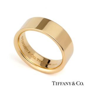 18YG Tiffany & Co. Wedding Band
