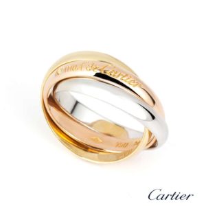 18k Cartier Trinity Ring 'Les Must De Cartier'