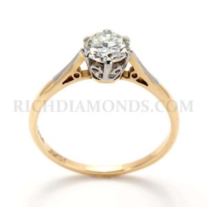 0.60ct J/SI2 Round Diamond Ring