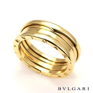 Bvlgari 18ct Yellow Gold B.ZERO1 Ring Size 62