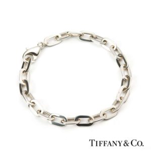 Tiffany & Co. Silver Plain Link Bracelet