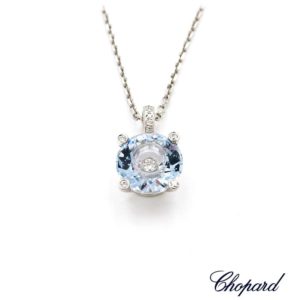 Chopard 18ct White Gold So Happy Pendant