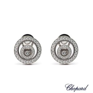 Chopard 18ct White Gold Happy Spirit Earclips 84/5422-1001