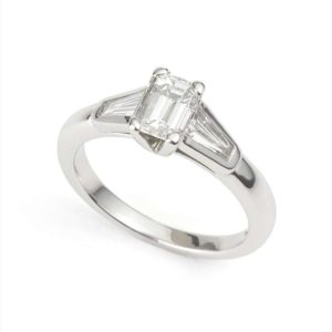 Plat 0.71ct G/VS1 Diamond Ring