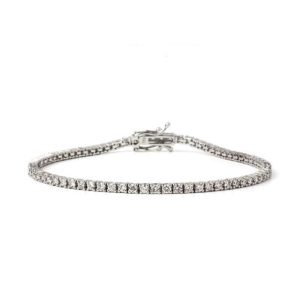18WG Diamond Line Bracelet 2.90TDW