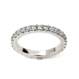 Plat Diamond Full Diamond Band 0.79TDW
