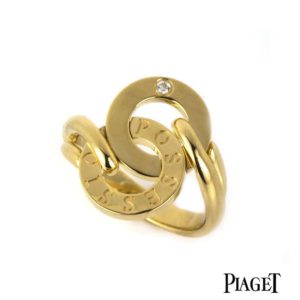 Piaget 18k Yellow Gold Possession Ring B&P G34PQ352