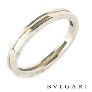 Bvlgari Steel & Gold B.zero1 Bangle BR851334