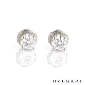 Bvlgari 18k White Gold Diamond Earstuds OR851339