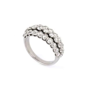 18k White Gold Diamond Dress Ring 2.00ct I/VS2