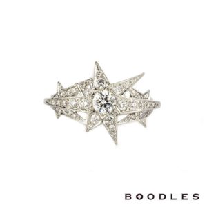 Boodles Diamond Set Cabaret Ring in Platinum