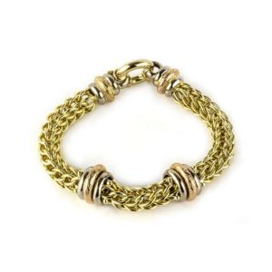 18k Yelow Gold Spiga Bracelet