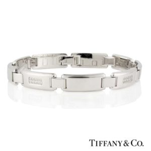 Tiffany & Co. 18k White Gold Diamond Set Bracelet