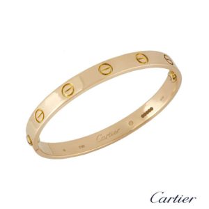 Cartier 18k Rose Gold Love Bangle Size 16 B6035616