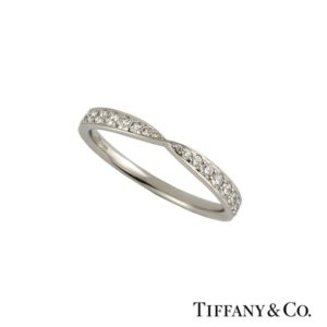 Tiffany & Co. Diamond Set Harmony Ring in Platinum