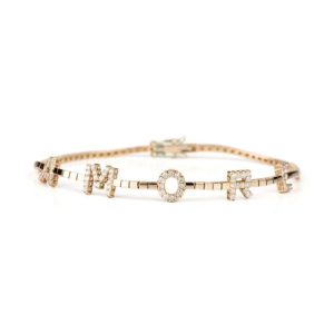 18RG Diamond 'Amore' Bracelet