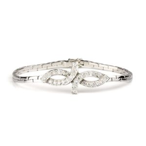 18WG Fancy 1.50TDW Diamond Bracelet