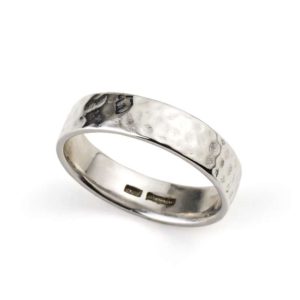 18k White Gold Wedding Ring 5mm