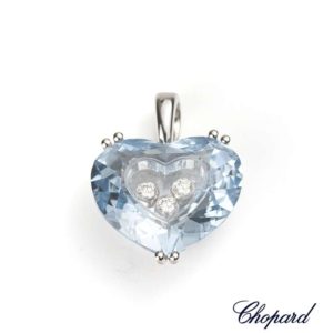 Chopard 18ct White Gold So Happy Heart Pendant 79/6233-07