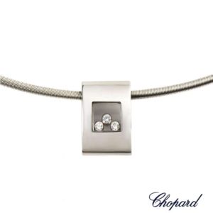 Chopard 18k White Gold Happy Diamonds Pendant 79/3179-20