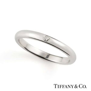 Tiffany & Co. Elsa Peretti Diamond Ring in Platinum