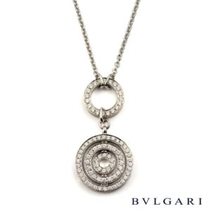 Bvlgari 18k White Gold Astrale Pendant