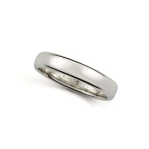 Tiffany & Co. 4mm Flat Cushion Wedding Band in Platinum