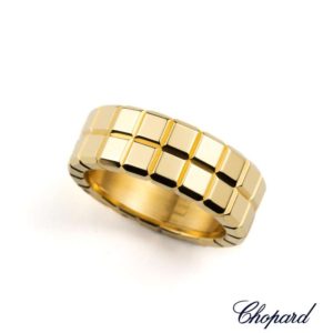 Chopard 18k Yellow Gold Ice Cube Ring 823795-0113