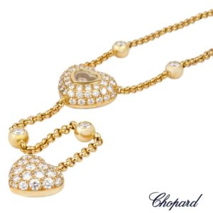 Chopard 18k Yellow Gold Happy Diamonds Pendant 2.25ct
