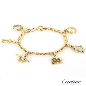 Cartier 18k Yellow Gold Charm Bracelet
