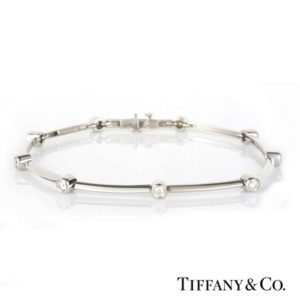 Tiffany & Co. Diamond Barcelet in Platinum