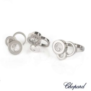 Chopard 18k White Gold Happy Diamonds Suite B&P
