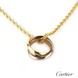 Cartier 18k Yellow Gold Baby Trinity Pendant B&P B7223900