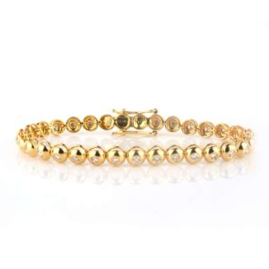18k Yellow Gold Diamond Set Bracelet 1.52ct G/H VS