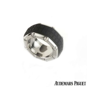 Audemars Piguet Titanium and Diamond Royal Oak Off Shore Ladies Ring