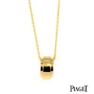 Piaget 18k Yellow Gold Possession Diamond Set Pendant