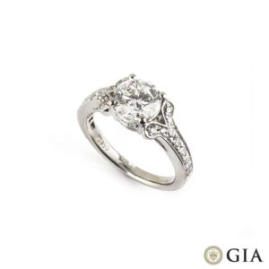 XXX RBC Diamond Ring in Platinum 1.51ct F/VS1