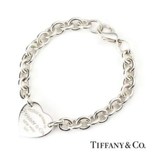 Silver Tiffany & Co. 'Return To Tiffany' Heart Bracelet